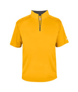 Augusta Sportswear B - CORE 1/4 ZIP SHORT SLEEVE PULLOVER 419900 GOLD/GRAPHITE (BA) S