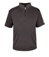 Augusta Sportswear B - CORE 1/4 ZIP SHORT SLEEVE PULLOVER 419900 GRAPHITE/BLACK (BA) S