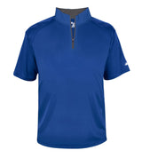 Augusta Sportswear B - CORE 1/4 ZIP SHORT SLEEVE PULLOVER 419900 ROYAL/GRAPHITE (BA) S