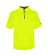 Augusta Sportswear B - CORE 1/4 ZIP SHORT SLEEVE PULLOVER 419900 SAFETY YELLOW/GRAPH (BA) S