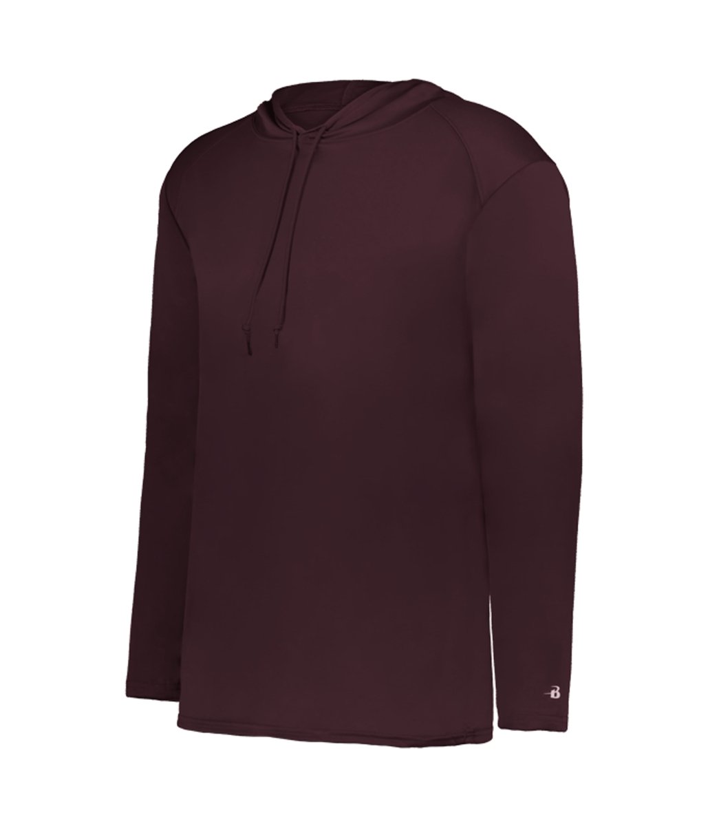 Augusta Sportswear B - CORE LONG SLEEVE HOODIE 410500 MAROON (BA) S