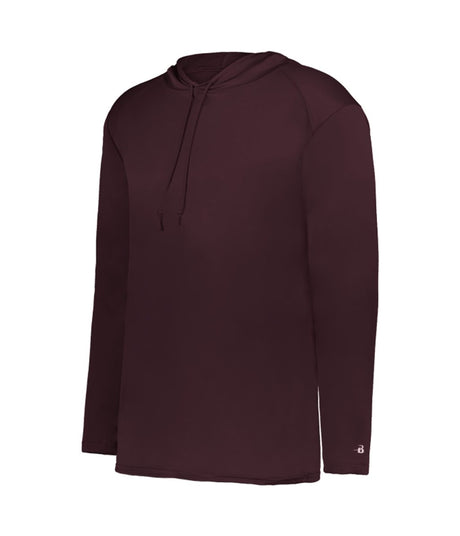 Augusta Sportswear B - CORE LONG SLEEVE HOODIE 410500 MAROON (BA) S