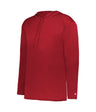 Augusta Sportswear B - CORE LONG SLEEVE HOODIE 410500 RED (BA) S