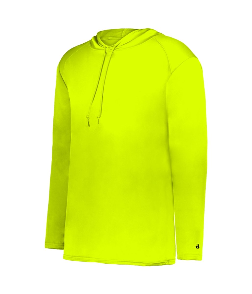 Augusta Sportswear B - CORE LONG SLEEVE HOODIE 410500 SAFETY YELLOW S