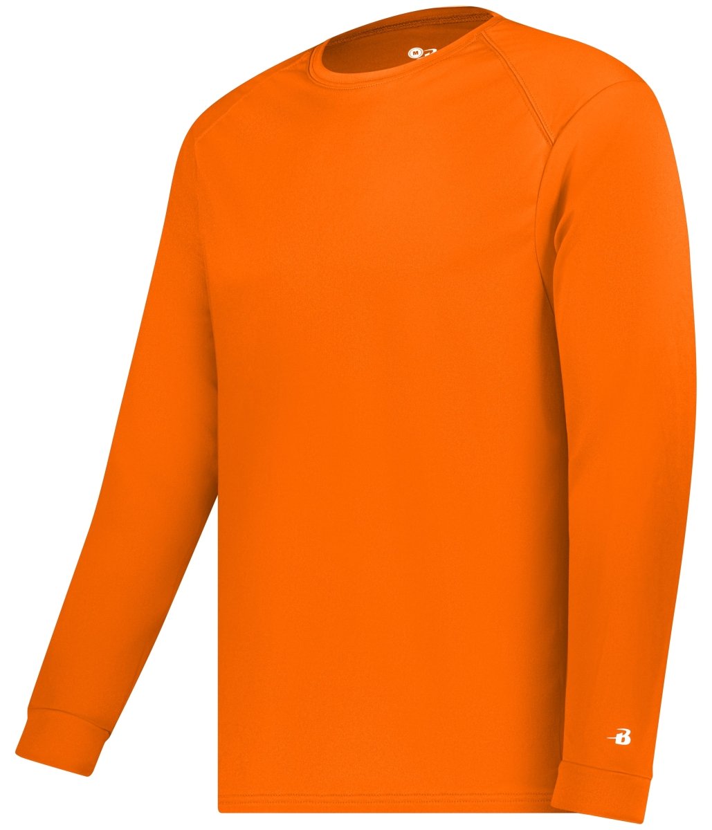Augusta Sportswear B - CORE LONG SLEEVE TEE 410400 ELECTRIC ORANGE S