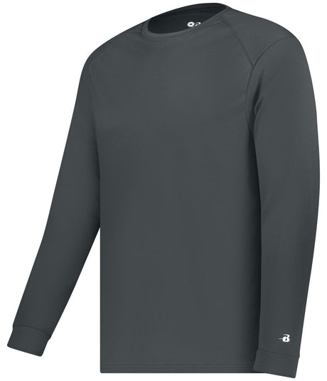 Augusta Sportswear B - CORE LONG SLEEVE TEE 410400 GRAPHITE (BA) S