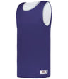 Augusta Sportswear B - CORE REVERSIBLE BASKETBALL JERSEY 412900 PURPLE/WHITE (BA) S