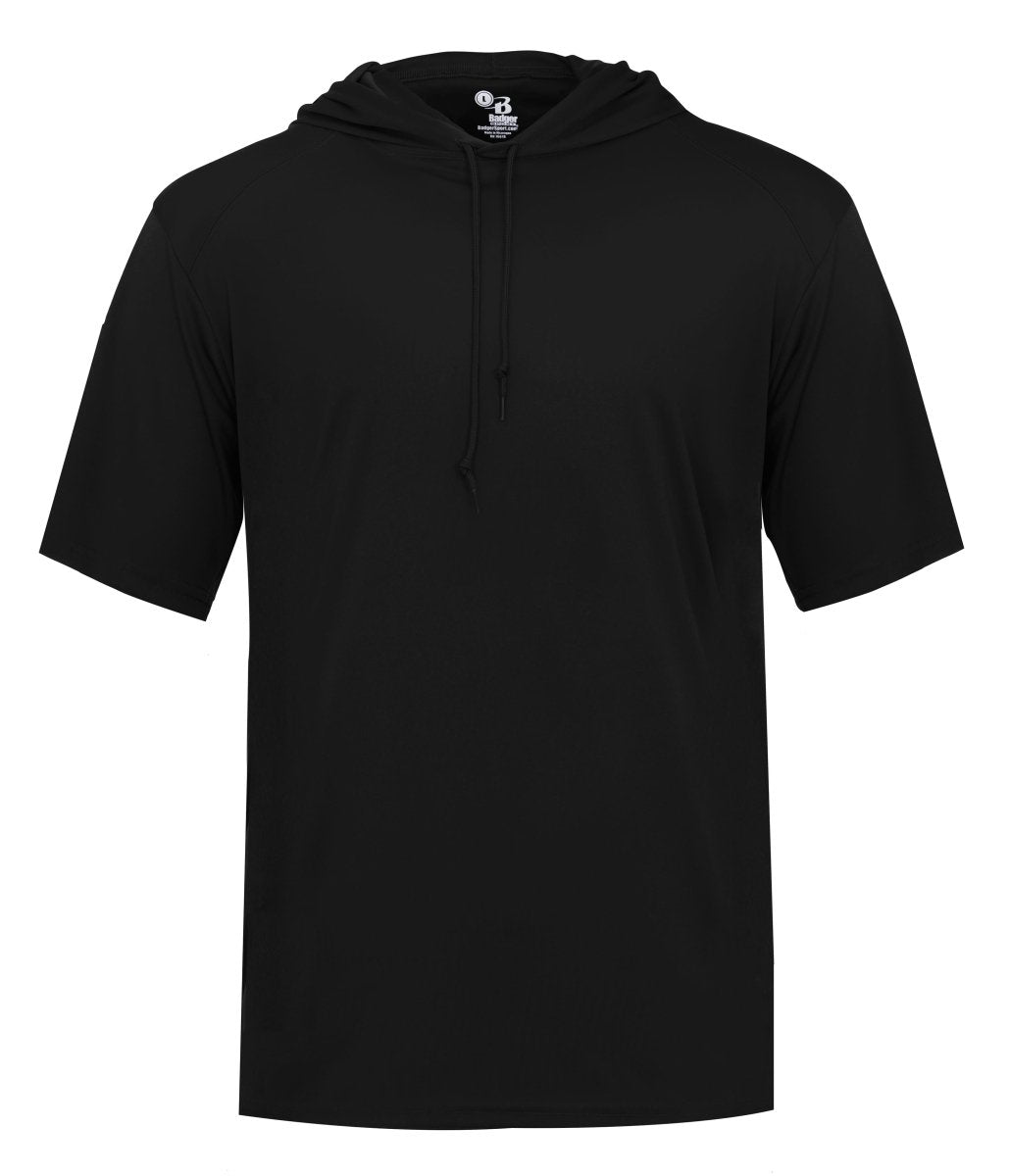 Augusta Sportswear B - CORE SHORT SLEEVE HOODIE 412300 BLACK S