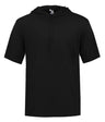 Augusta Sportswear B - CORE SHORT SLEEVE HOODIE 412300 BLACK S