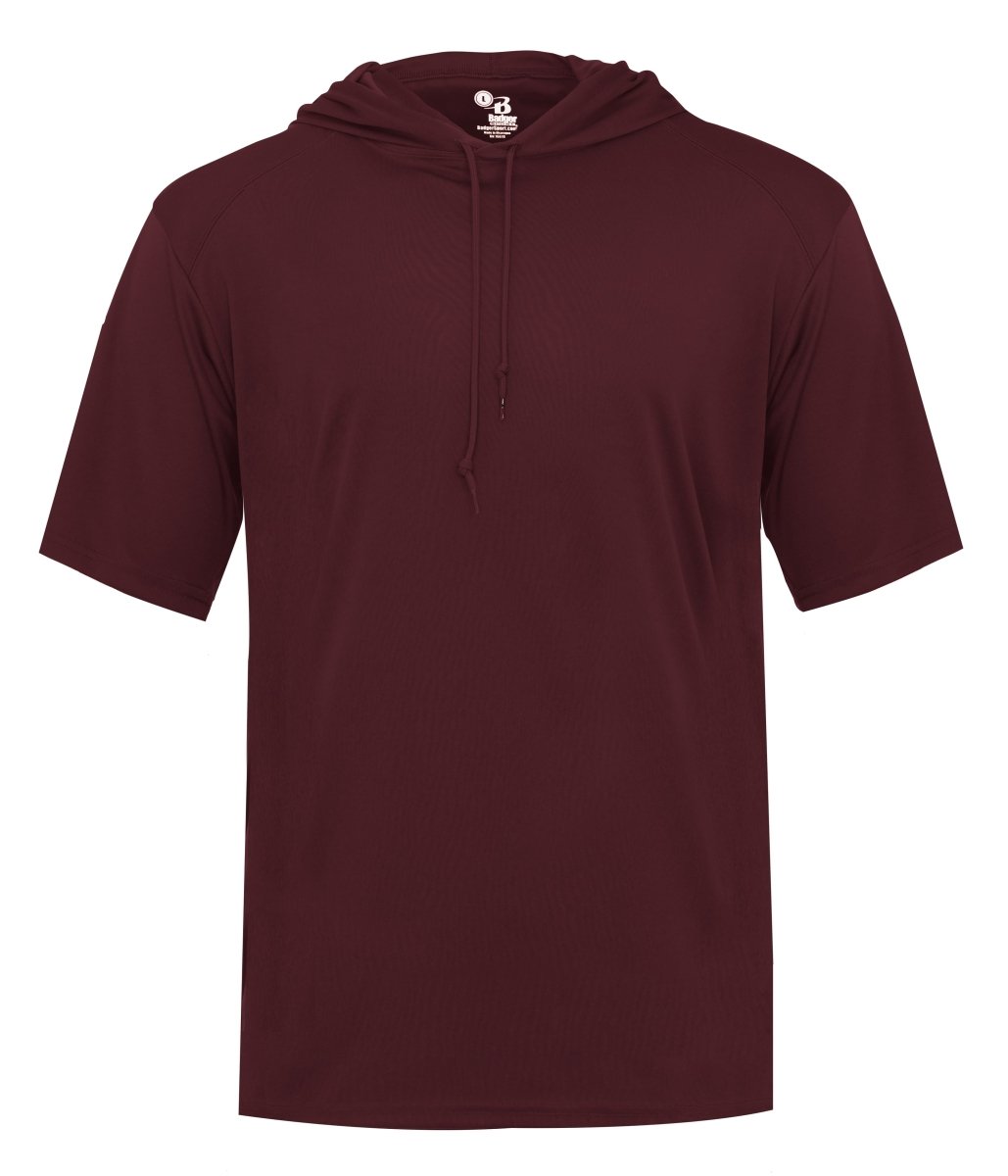 Augusta Sportswear B - CORE SHORT SLEEVE HOODIE 412300 MAROON (BA) S