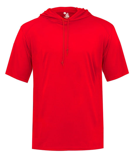 Augusta Sportswear B - CORE SHORT SLEEVE HOODIE 412300 RED (BA) S