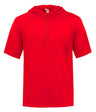 Augusta Sportswear B - CORE SHORT SLEEVE HOODIE 412300 RED (BA) S