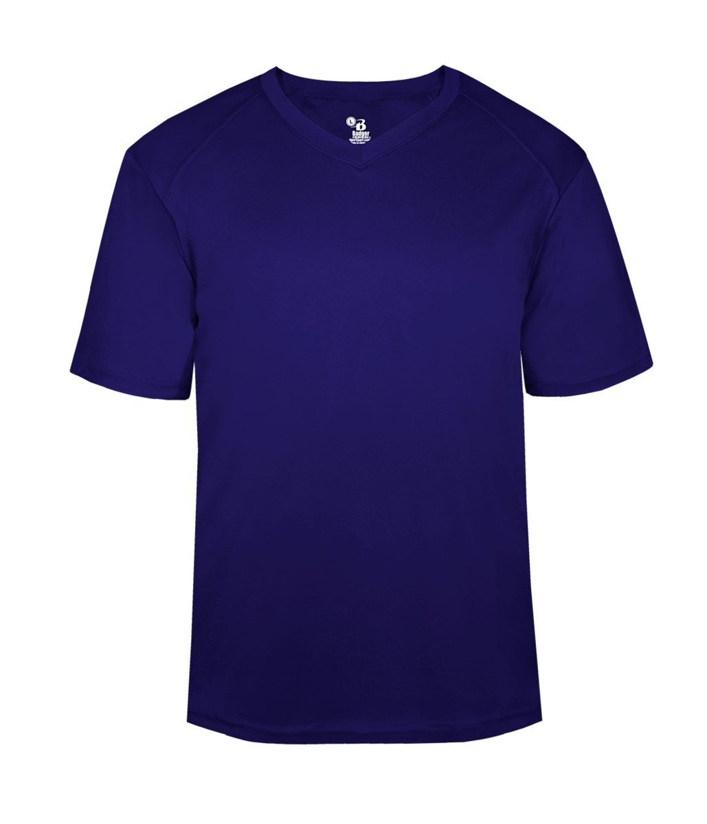 Augusta Sportswear B - CORE V - NECK TEE 412400 PURPLE (BA) S