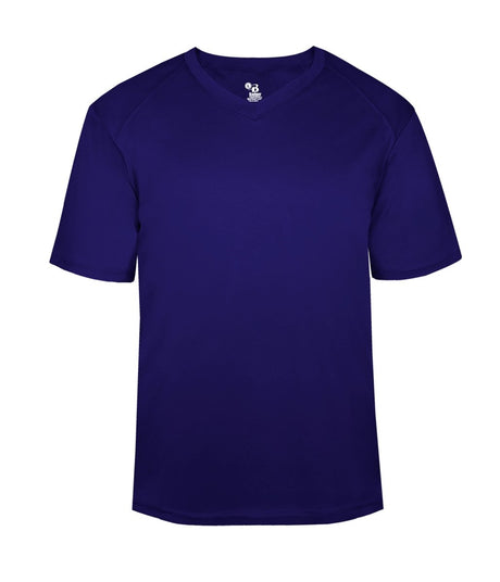 Augusta Sportswear B - CORE V - NECK TEE 412400 PURPLE (BA) S