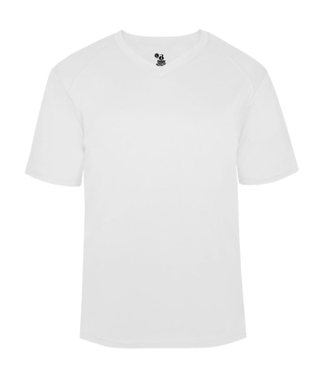 Augusta Sportswear B - CORE V - NECK TEE 412400 WHITE S