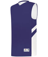 Augusta Sportswear B - PIVOT REVERSIBLE BASKETBALL JERSEY - Augusta Sportswear 856600 PURPLE/WHITE (BA) S