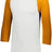 Augusta Sportswear Baseball 3/4 Sleeve Tee 2.0 4420 WHITE/GOLD S