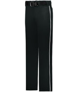 Augusta Sportswear BASEBALL PANT WITH BRAID 605WLB BLACK/WHITE (BA) S