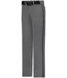 Augusta Sportswear BASEBALL PANT WITH BRAID 605WLB CHARCOAL SOLID/BLACK (BA) S