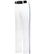 Augusta Sportswear BASEBALL PANT WITH BRAID 605WLB WHITE/ROYAL (BA) S