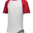 Augusta Sportswear Baseball Short Sleeve Tee 2.0 423 ATHLETIC HEATHER/RED S