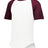Augusta Sportswear Baseball Short Sleeve Tee 2.0 423 WHITE/MAROON S