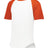 Augusta Sportswear Baseball Short Sleeve Tee 2.0 423 WHITE/ORANGE S