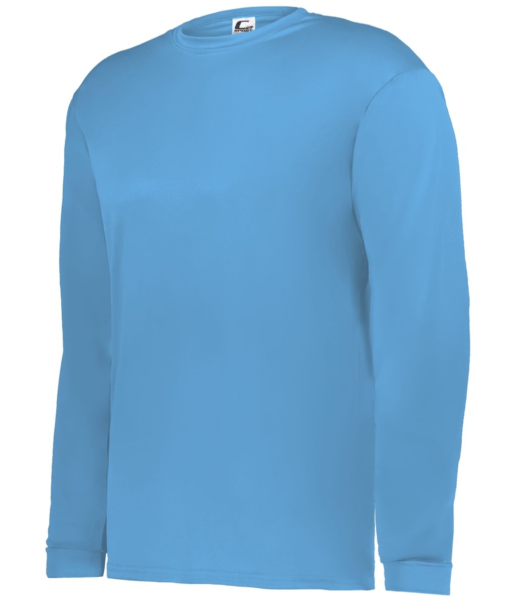 Augusta Sportswear C2 LONG SLEEVE TEE 510400 COLUMBIA BLUE (BA) S