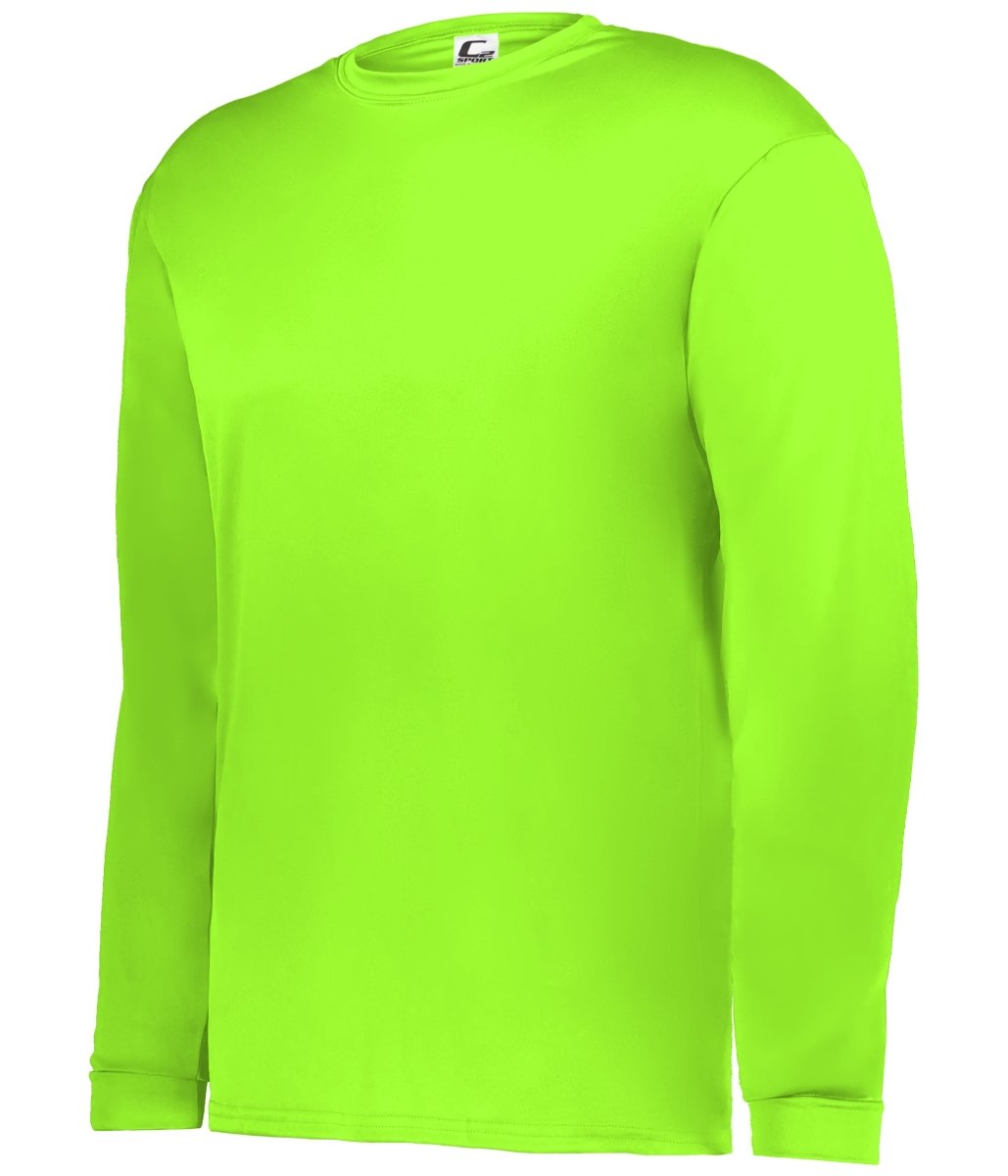Augusta Sportswear C2 LONG SLEEVE TEE 510400 LIME S