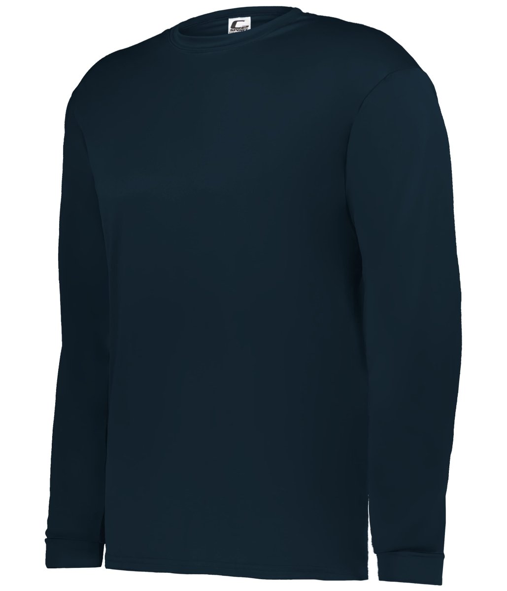 Augusta Sportswear C2 LONG SLEEVE TEE 510400 NAVY (BA) S