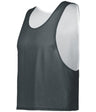 Augusta Sportswear C2 REVERSIBLE MESH LACROSSE PINNIE 576000 GRAPHITE/WHITE (BA) SMALL/MEDIUM
