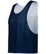 Augusta Sportswear C2 REVERSIBLE MESH LACROSSE PINNIE 576000 NAVY/WHITE (BA) 2XL/3XL