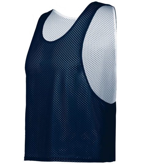 Augusta Sportswear C2 REVERSIBLE MESH LACROSSE PINNIE 576000 NAVY/WHITE (BA) 2XL/3XL