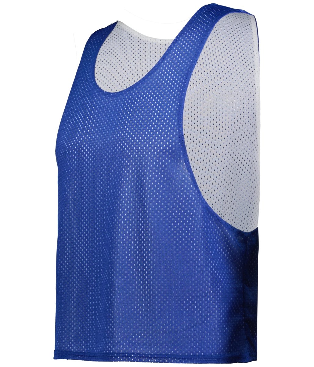 Augusta Sportswear C2 REVERSIBLE MESH LACROSSE PINNIE 576000 ROYAL/WHITE (BA) 2XL/3XL