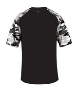 Augusta Sportswear CAMO SPORT TEE 414100 BLACK/WHITE CAMO (BA) S