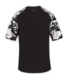 Augusta Sportswear CAMO SPORT TEE 414100 BLACK/WHITE CAMO (BA) S