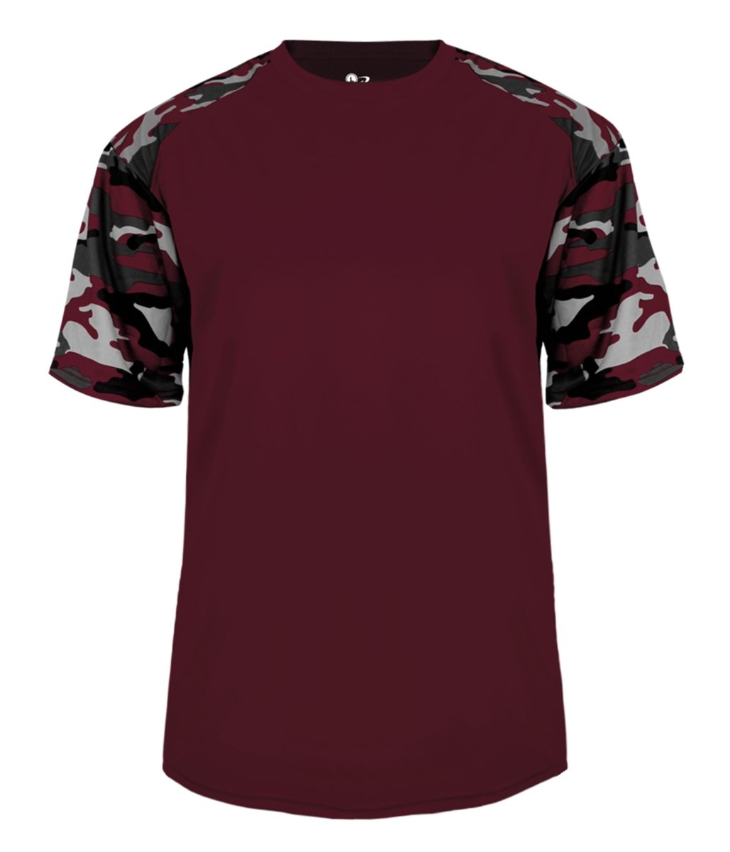 Augusta Sportswear CAMO SPORT TEE 414100 MAROON/MAROON CAMO (BA) S