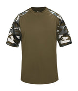 Augusta Sportswear CAMO SPORT TEE 414100 OD GREEN/OD GREEN CAMO (BA) S