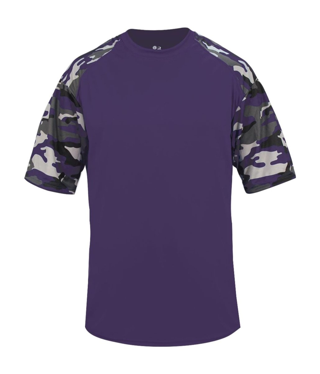 Augusta Sportswear CAMO SPORT TEE 414100 PURPLE/PURPLE CAMO (BA) S