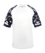 Augusta Sportswear CAMO SPORT TEE 414100 WHITE/NAVY CAMO (BA) S