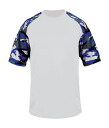 Augusta Sportswear CAMO SPORT TEE 414100 WHITE/ROYAL CAMO (BA) S