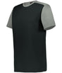 Augusta Sportswear CREW NECK BASEBALL JERSEY 532CJ BLACK/SILVER (BA) S