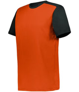 Augusta Sportswear CREW NECK BASEBALL JERSEY 532CJ BURNT ORANGE/BLACK (BA) S