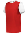 Augusta Sportswear CREW NECK BASEBALL JERSEY 532CJ RED/WHITE (BA) S