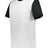 Augusta Sportswear CREW NECK BASEBALL JERSEY 532CJ WHITE/BLACK (BA) S