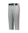 Augusta Sportswear CRUSH BASEBALL KNICKER WITH BRAID 655PKB GREY/RED (BA) S