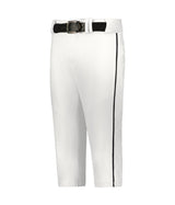 Augusta Sportswear CRUSH BASEBALL KNICKER WITH BRAID 655PKB WHITE/BLACK (BA) S