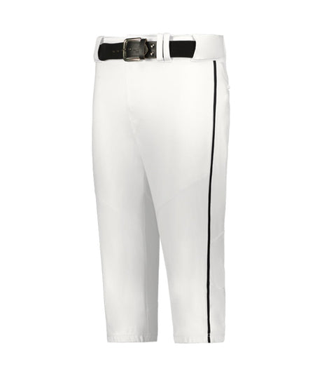 Augusta Sportswear CRUSH BASEBALL KNICKER WITH BRAID 655PKB WHITE/BLACK (BA) S