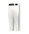 Augusta Sportswear CRUSH BASEBALL KNICKER WITH BRAID 655PKB WHITE/NAVY (BA) S