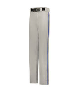 Augusta Sportswear CRUSH OPEN BOTTOM BASEBALL PANT WITH BRAID 655WLB GREY/ROYAL (BA) S